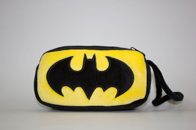 

Shopkooky Cartoon Premium Supersoft Multipurpose Batman Pouches Art Canvas Pencil Box(Set of 1, Black, Yellow)