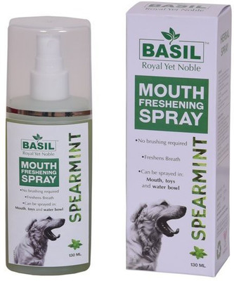 

BASIL Spearmint Pet Mouth Freshner(DOG, CAT 130 ml)