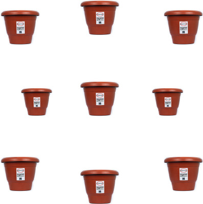

Pepper Agro Plant Container(Plastic, External Height - 31 cm), Brown