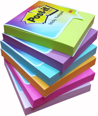 

post-it Sticky 100 Sheets Regular, 6 Colors(Set Of 6, Multicolor)