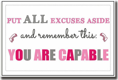 

You are capable quote Print Poster on LARGE PRINT 36X24 INCHES Photographic Paper(36 inch X 24 inch, Rolled)
