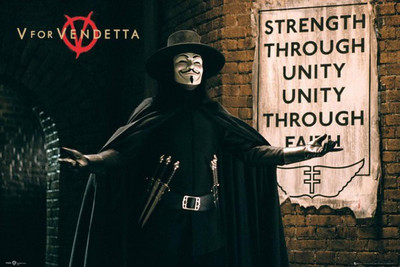 

V for Vendetta Unity Poster Paper Print Print Poster on 13x19 Inches Paper Print(19 inch X 13 inch, Rolled)