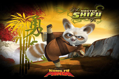 

Kung Fu Panda Dustin Hoffman Shifu Print Poster on LARGE PRINT 36X24 INCHES Photographic Paper(36 inch X 24 inch, Rolled)