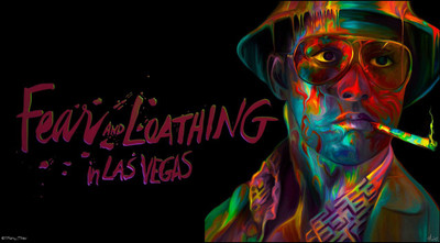 

Fear And Loathing In Las Vegas Loathing Trippy Drugs Print Poster on 13x19 Inches Paper Print(19 inch X 13 inch, Rolled)