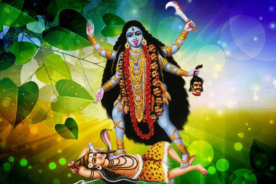 

maa Kali poster hd quality Print Poster on 13x19 Inches Paper Print(19 inch X 13 inch, Rolled)