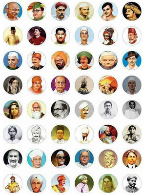 

Indian Freedom Fighter beautiful Wallpaper Poster Print Poster on LARGE PRINT 36X24 INCHES Photographic Paper(36 inch X 24 inch, Rolled)