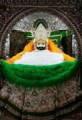

Khatu Shyam Ji Wallpaper Poster Print Poster on LARGE PRINT 36X24 INCHES Photographic Paper(36 inch X 24 inch, Rolled)