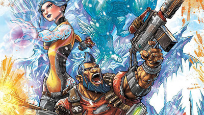 

Borderlands Gunzerker and Siren back to back Print Poster on LARGE PRINT 36X24 INCHES Photographic Paper(36 inch X 24 inch, Rolled)