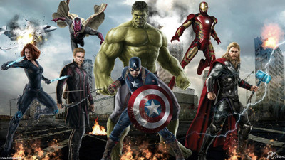 

Movie Avengers Age Of Ultron The Avengers Marvel Poster Fan Art Chris Hemswo... Print Poster on 13x19 Inches Paper Print(19 inch X 13 inch, Rolled)