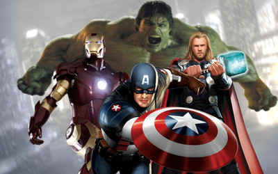 

Avengers The Great Team Paper Print Print Poster on 13x19 Inches Paper Print(19 inch X 13 inch, Rolled)