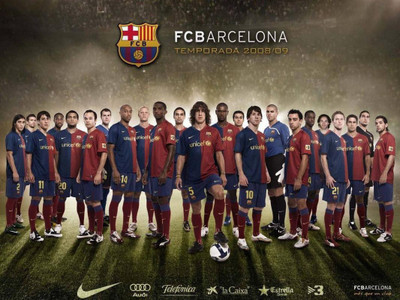 

FC Barcelona Fine Quality Sports Wall Poster Print Poster on LARGE PRINT 36X24 INCHES Photographic Paper(24 inch X 36 inch, Rolled)
