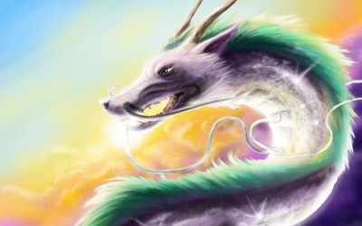 

Movie Spirited Away Dragon Print Poster on LARGE PRINT 36X24 INCHES Photographic Paper(24 inch X 36 inch, Rolled)
