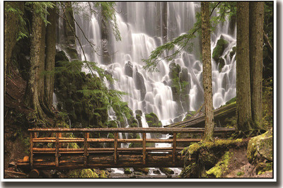 Waterfall Print Poster on 13x19 Inches Paper Print(19 inch X 13 inch, Rolled)