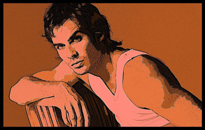 

Wall Poster Ian Somerhalder The Vampire Diaries Damon Salvatore Print Poster on LARGE PRINT 36X24 INCHES Photographic Paper(36 inch X 24 inch, Rolled)