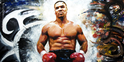 

mike_tyson_boxer_face_tattoo_WALLPAPER POSTER Print Poster on LARGE PRINT 36X24 INCHES Photographic Paper(36 inch X 24 inch, Rolled)