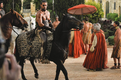 

Wall Poster TV Show Game Of Thrones Jason Momoa Drogo Print Poster on LARGE PRINT 36X24 INCHES Photographic Paper(36 inch X 36 inch, Rolled)