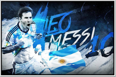 

Lionel Messi Poster Paper Print Print Poster on 13x19 Inches Paper Print(19 inch X 13 inch, Rolled)
