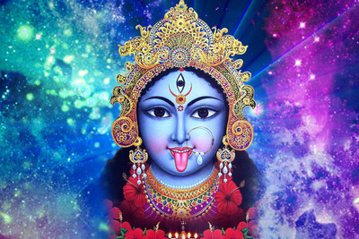 Maa Kali poster hd Print Poster on 13x19 Inches Paper Print(19 inch X 13 inch, Rolled)