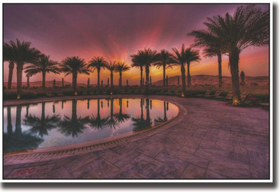 

Swimming Pool & Beautiful Sky Print Poster on LARGE PRINT 36X24 INCHES Photographic Paper(36 inch X 24 inch, Rolled)