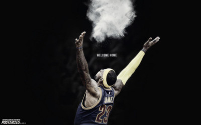 

Lebron James Fine Quality Sports Wall Poster Print Poster on 13x19 Inches Paper Print(19 inch X 13 inch, Rolled)