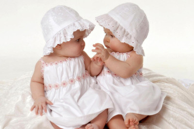

TWINS GIRL WITH CAP Print Poster on 13x19 Inches Paper Print(19 inch X 13 inch, Rolled)