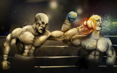 

BOXING WALLAPER SKETCH DIGITAL POSTER Print Poster on 13x19 Inches Paper Print(19 inch X 13 inch, Rolled)