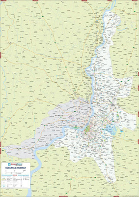 

Kolkata Map Vinyl - Fine Art Print(39 inch X 27.5 inch)