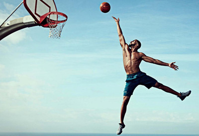 

Sports Playing Basketball Adventure Print Poster on LARGE PRINT 36X24 INCHES Photographic Paper(36 inch X 24 inch, Rolled)