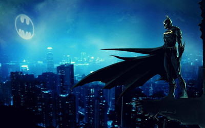 

Comics Batman Bat Signal Print Poster Print Poster on LARGE PRINT 36X24 INCHES Photographic Paper(24 inch X 36 inch, Rolled)