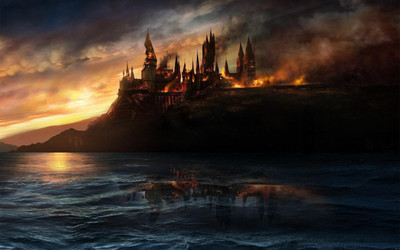

Movie Harry Potter And The Deathly Hallows Part 1 Harry Potter Potter Hogwarts Fire Print Poster on 13x19 Inches Paper Print(19 inch X 13 inch, Rolled)