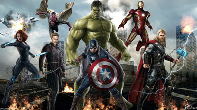 

Movie Avengers Age Of Ultron The Avengers Marvel Poster Fan Art Chris Hemsworth Print Poster on LARGE PRINT 36X24 INCHES Photographic Paper(36 inch X 24 inch, Rolled)