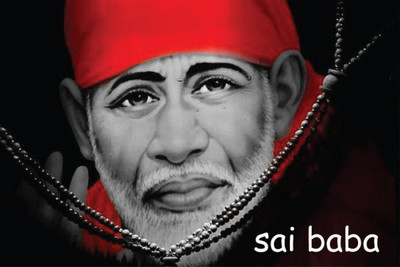 

Sai Baba Poster Print Poster on LARGE PRINT 36X24 INCHES Photographic Paper(36 inch X 24 inch, Rolled)