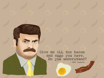 

Wall Poster TV Show Parks And Recreation Ron Swanson Print Poster on 13x19 Inches Paper Print(19 inch X 13 inch, Rolled)