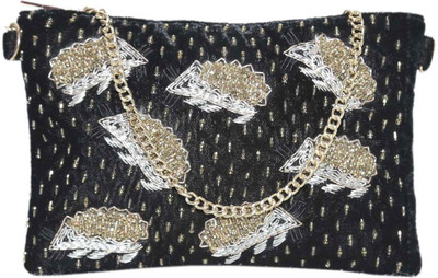 

Diwaah Non leather Black Pouch(Black)