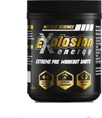 

Muscle Science Explosion Pre Workout Nutrition Drink(240 g, Grape Flavored)