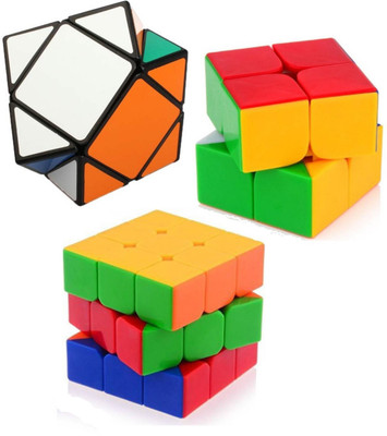

Mayatra's 2x2 High Speed Stickerless With 3x3 Rubik's cube & Rubik Cube & Ultra Smooth Magic Skewb Cube ( 3pcs )(3 Pieces)