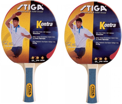 

Cosco Stiga Kontra Multicolor Table Tennis Racquet(G4, 350 g)