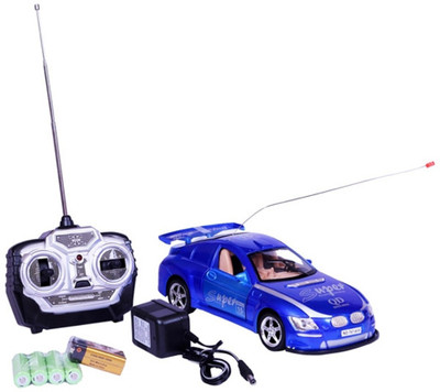 

Mahvi Toys King Driver Remote Control Car Opening Doors Rc Toys With Rechargeable Batteries(Blue)