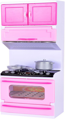 

Emob Mini Modern Kitchen Set Toys with Utensils and Kitchen Essentials for Kids with Battery Operating Feature
