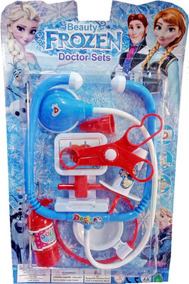 

TALKING GANESHA Cute 7 Pcs Princess Doctor Set Pretend & Play toy for kids (multicolor)