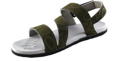 Mmojah Men Olive::Grey Sandals available at flipkart for Rs.599