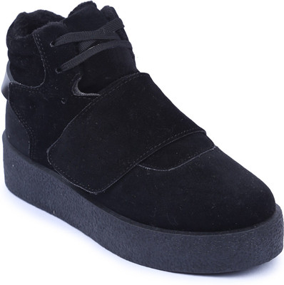 Lovely Chick Black Sneakers Shoes for Women Sneakers For Women(Black)