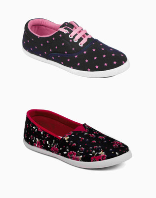 

Asian Canvas Shoes For Women(Multicolor