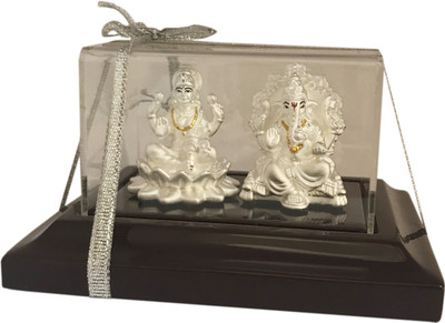 

Jewel One Swadayai Devadeva Decorative Showpiece - 6.5 cm(Silver, White)