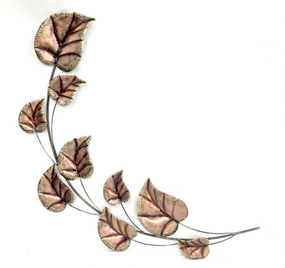 

VedasExports Anthurium Wall Decorq Decorative Showpiece - 115 cm(Iron, Multicolor)