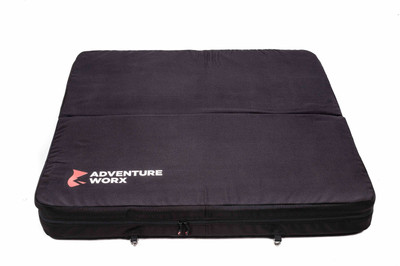 

Adventure Worx Softland Crash Mat for Rock Climbing/Bouldering With Max Fall Force Absorption (Black) Sleeping Bag(Black