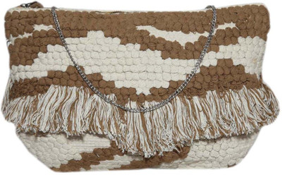

Diwaah Women Casual Brown Cotton Sling Bag