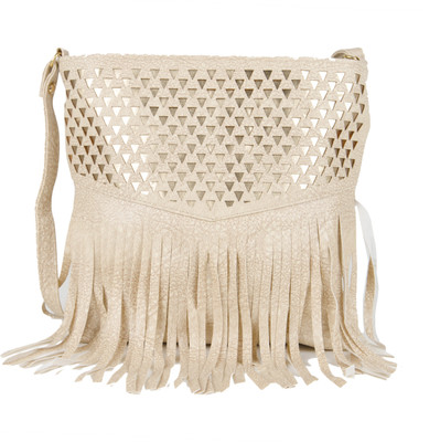 

S3 Women Casual Beige PU Sling Bag