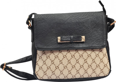 

sugarcrush Women Casual Black Genuine Leather Sling Bag