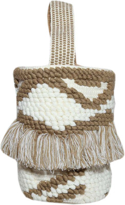 

Diwaah Women Casual Brown Cotton Hand-held Bag